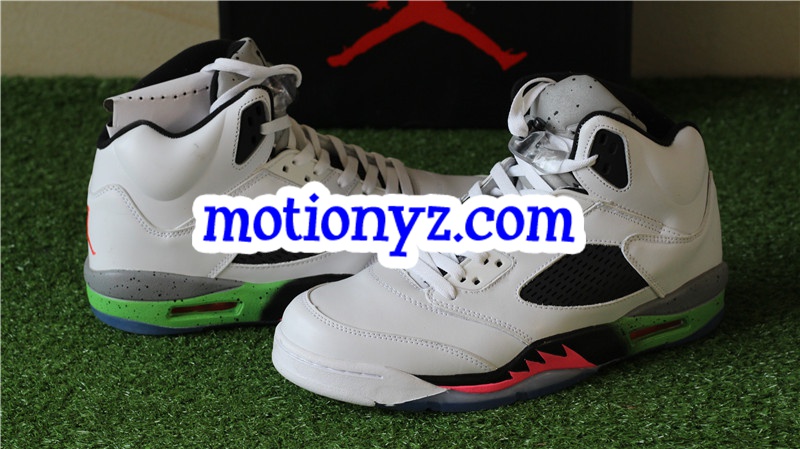 Authentic Air Jordan 5 Retro Poison Green